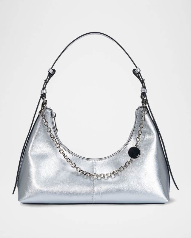 Marrakesh 25 Metallic Leather Shoulder Bag